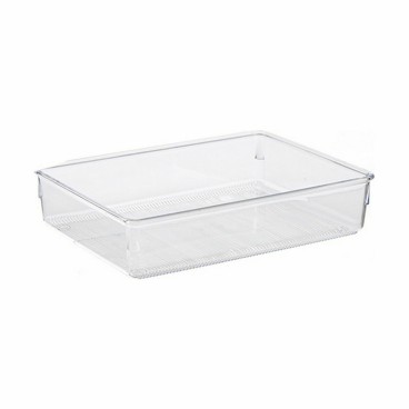 Lådorganiserare Flera användningsområden Transparent Plast 24 x 5,5 x 15,8 cm (36 antal)