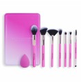 Sminkborstar, set Revolution Make Up The Brush Edit Rosa 8 Delar