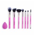 Sminkborstar, set Revolution Make Up The Brush Edit Rosa 8 Delar