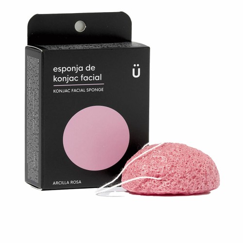 Ansiktssvamp Naturbrush Konjac Rosa lera