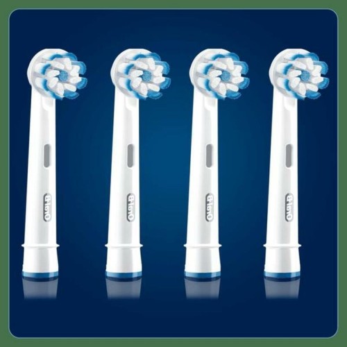 Reservdel till Eltandborste Oral-B Sensi Ultrathin Vit (4 pcs)