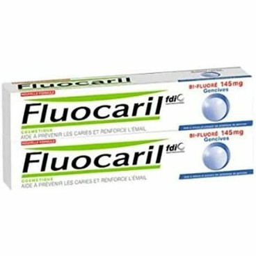 Tandkräm tandköttsvård Fluocaril 	Bi-Fluoré 2 x 75 ml (75 ml)