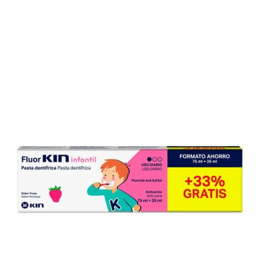 Tandkräm Kin Fluorkin Jordgubbe 25 ml