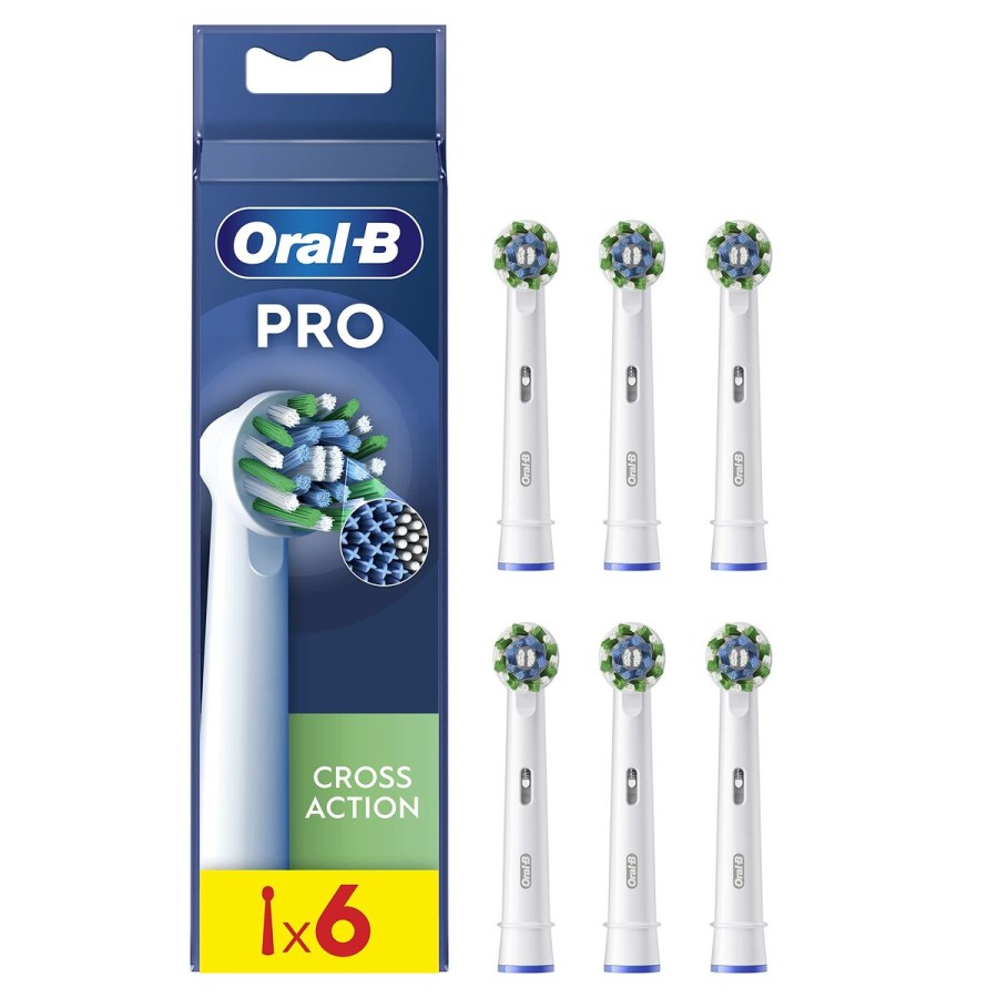 Tandborsthuvud Oral-B Pro Cross Action 6 antal