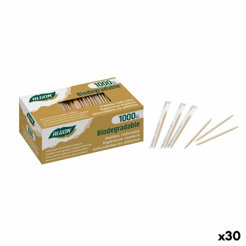 Tandpetare Algon Set 1000 Delar (30 antal)