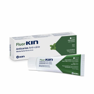 Anti-karies tandkräm Kin Fluorkin 75 ml Mint