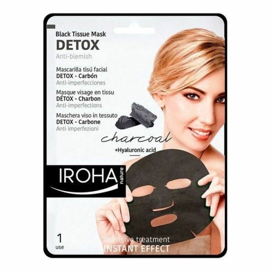 Rengöringsskum Detox Charcoal Black Iroha IROHA73 (1 antal)