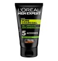 Rengörande ansiktsgel Pure Charcoal L'Oreal Make Up 107 (100 ml) 100 ml