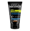 Ansiktsskrubb Pure Charcoal L'Oreal Make Up Men Expert (100 ml) 100 ml