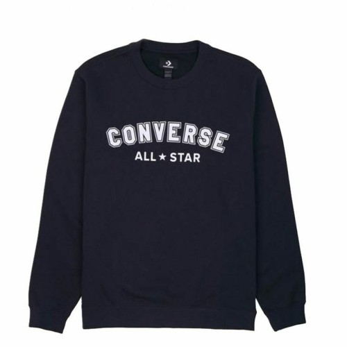 Tröja utan huva Herr Converse Classic Fit All Star Single Screen Svart