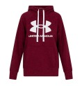 Under Armour 连帽运动衫 女式抓绒 Rival 红色 深红色