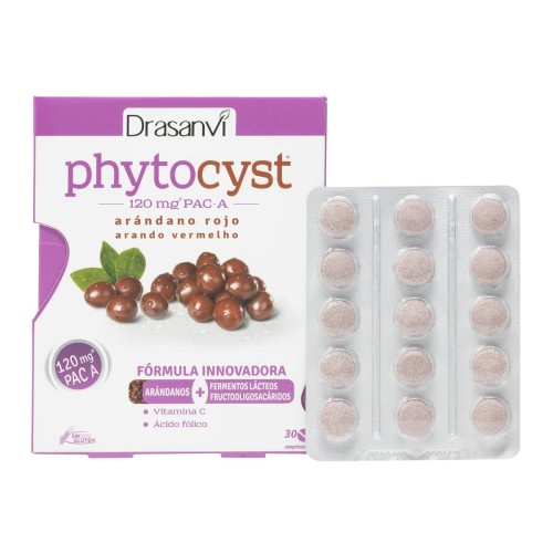 Kosttillskott Drasanvi Phytocyst Tranbär 30 antal