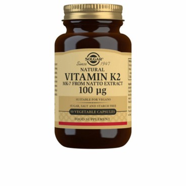 Vitamin K2 med naturlig MK-7 (Natto Extract) Solgar K