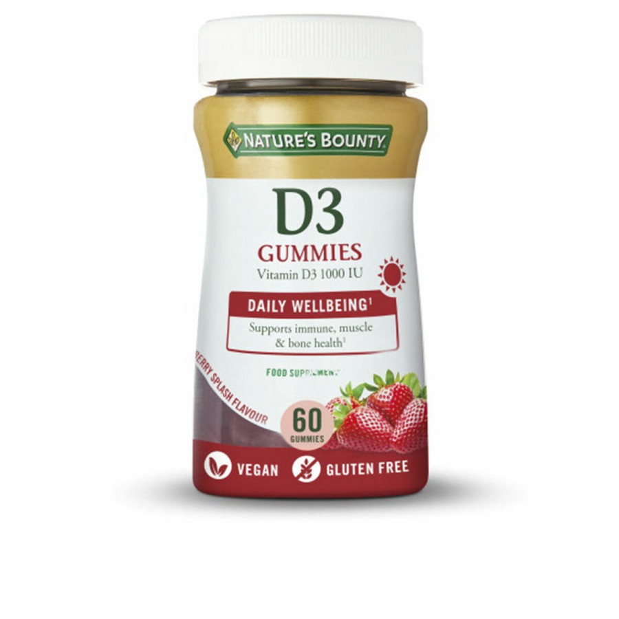 维生素 D Nature's Bounty Vitamina Ui 维生素 D3 60 定量