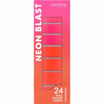 Nagellacksark Catrice Neon Blast Nº 020 Neon thunder 24 antal