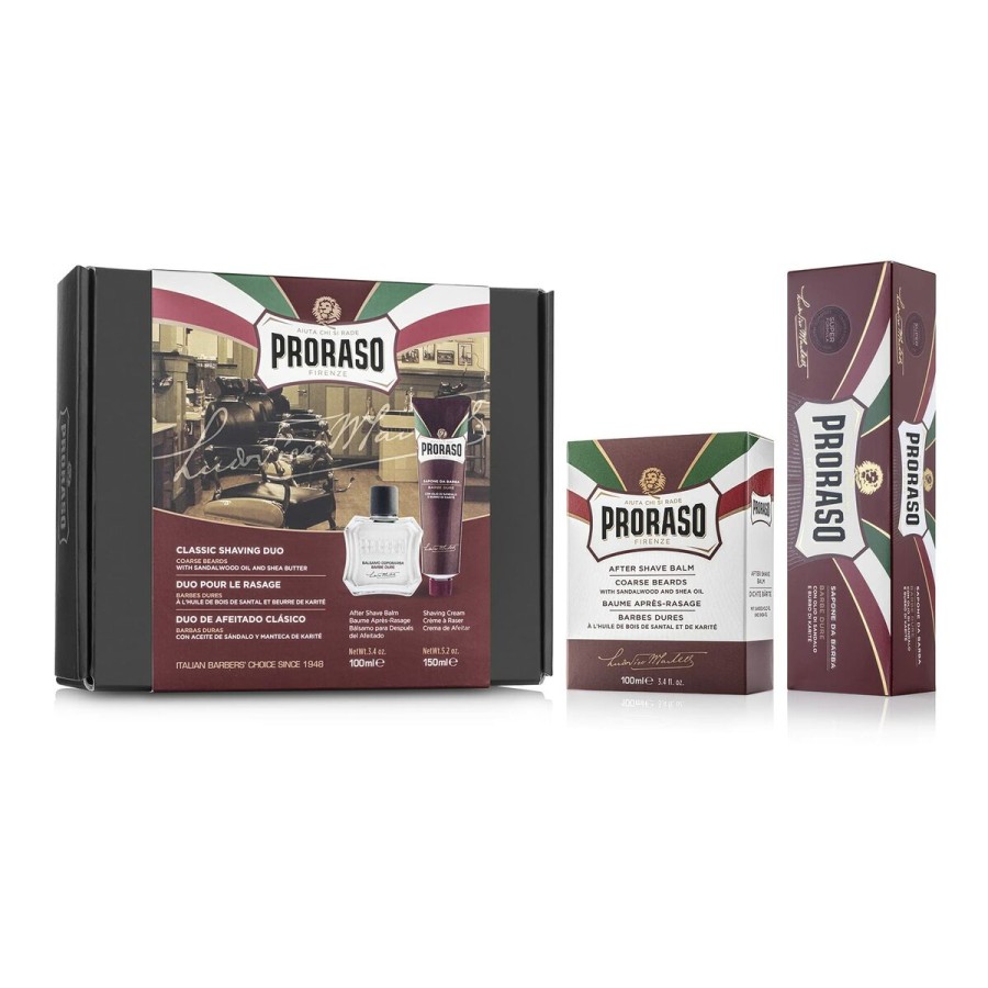 Proraso 剃须套装 Barbe Dure 2 件套