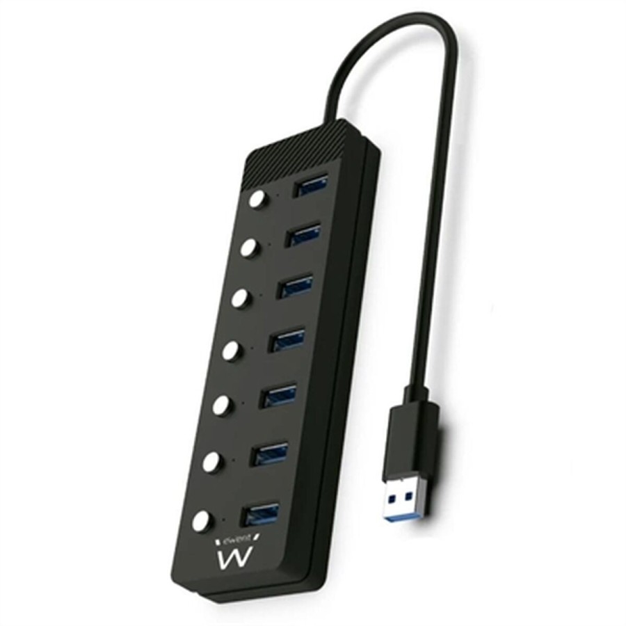 USB-HUB Ewent EW1147 Svart