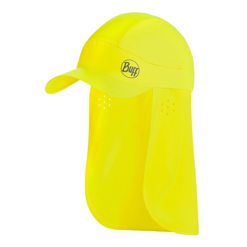 Keps med nackskydd Buff Pack Cap Bimini Gul Fluor