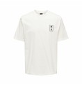 T-shirt med kortärm Herr Only & Sons Onskace Rlx Vit